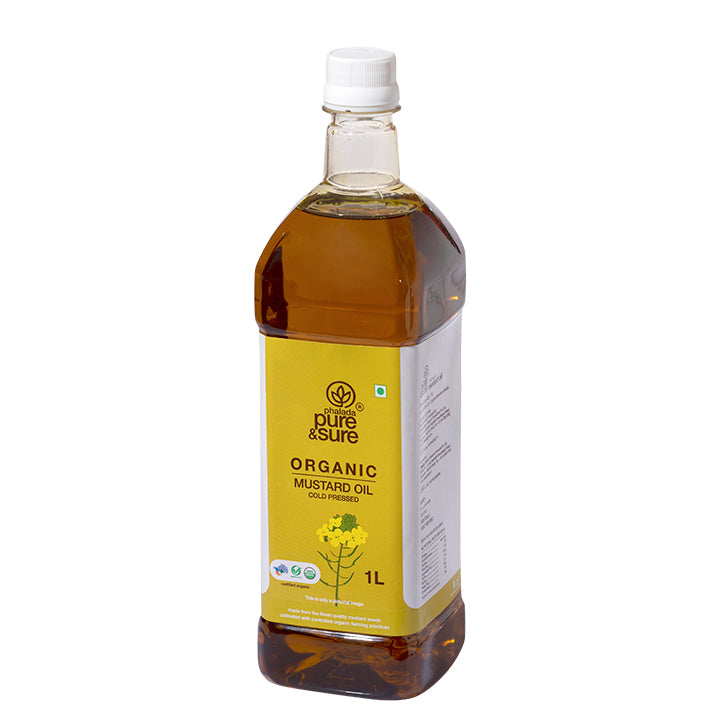 Organic Mustard Oil-1ltr - Phalada Pure & Sure