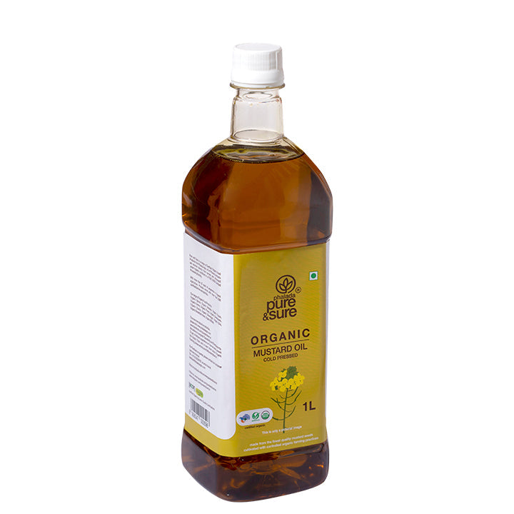 Organic Mustard Oil-1ltr - Phalada Pure & Sure