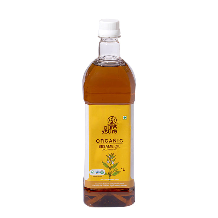 Organic Sesame Oil - 1 Ltr. - Phalada Pure & Sure