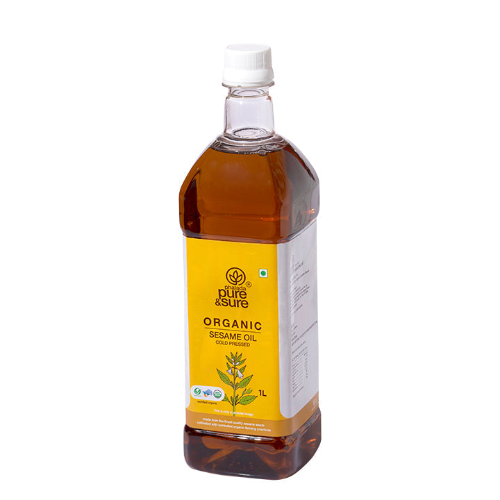 Organic Sesame Oil - 1 Ltr. - Phalada Pure & Sure