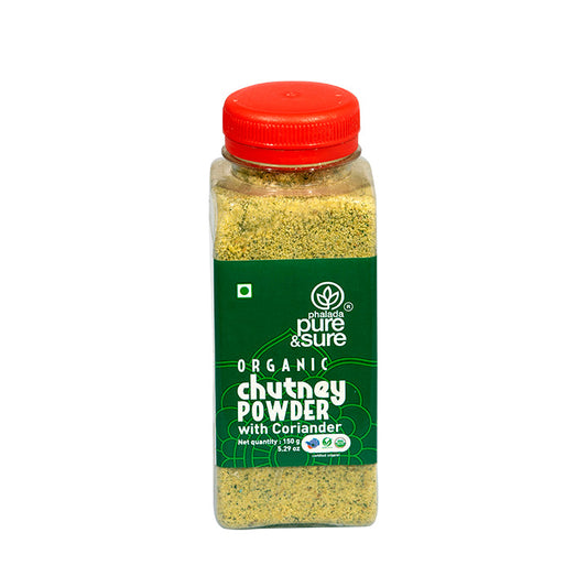 Organic Chutney Powder – Coriander - 150Gms - Phalada Pure & Sure