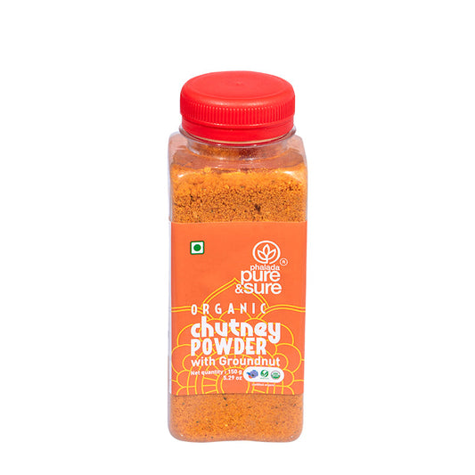 Organic Chutney Powder With Ground Nut - Phalada Pure & Sure