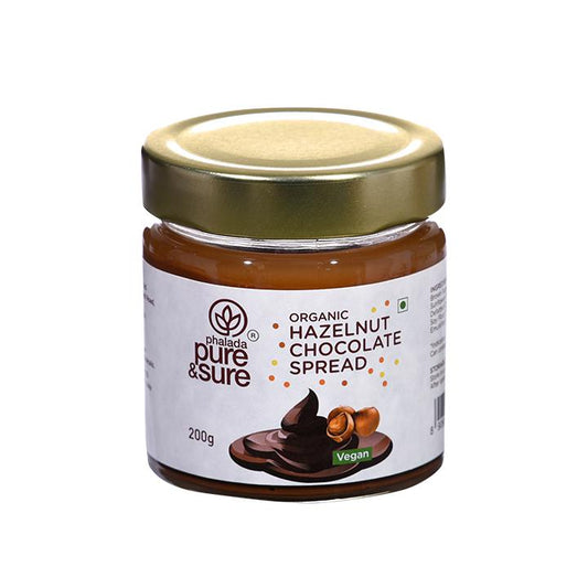 Organic Chocolate Hazelnut Spread - Phalada Pure & Sure