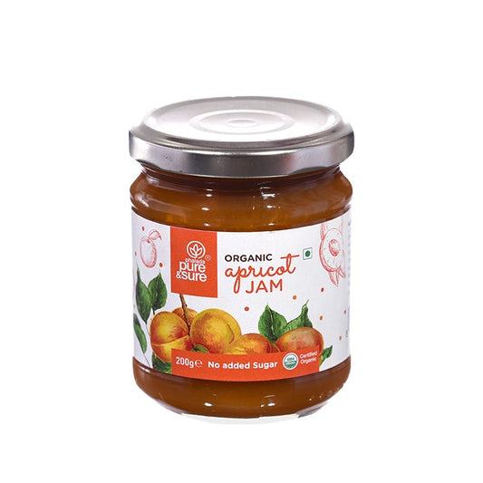Organic Apricot Jam - 210g - Phalada Pure & Sure