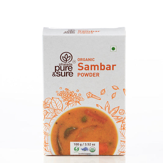 Organic Sambar Powder-100Gms - Phalada Pure & Sure