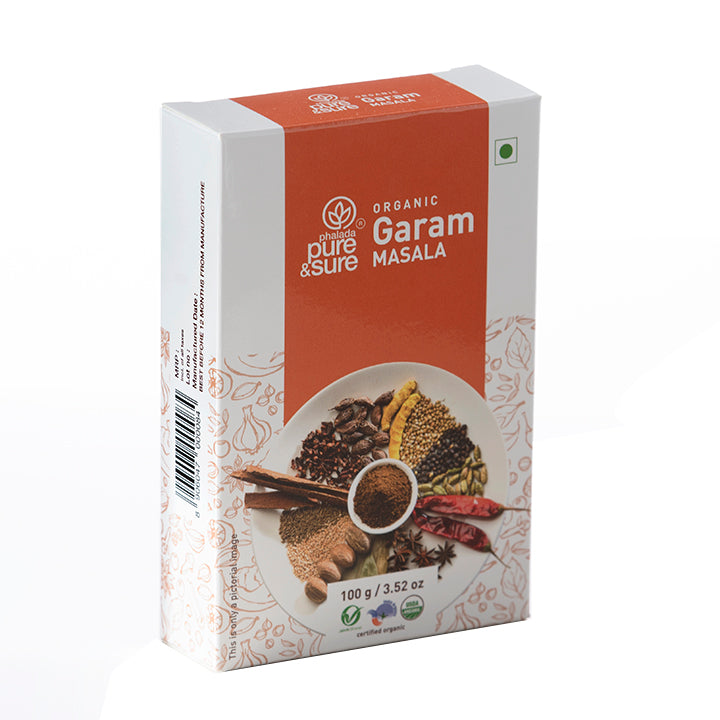 Organic Garam Masala-100Gms - Phalada Pure & Sure