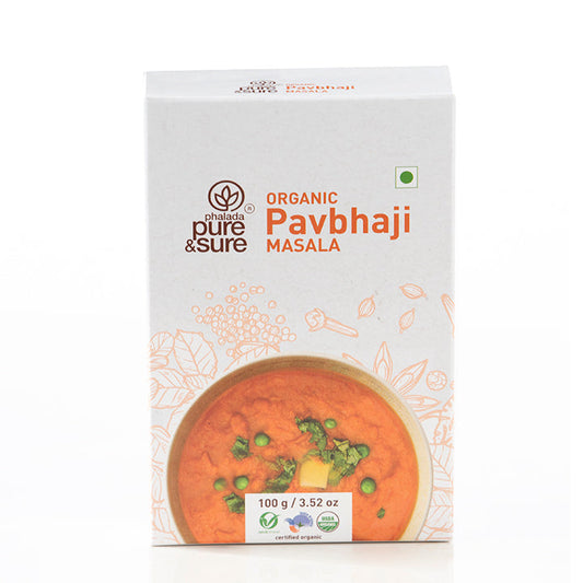 Organic Pav Bhaji Masala-100Gms - Phalada Pure & Sure
