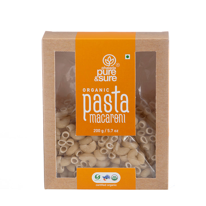 Organic Pasta Macaroni - 200Gms - Phalada Pure & Sure