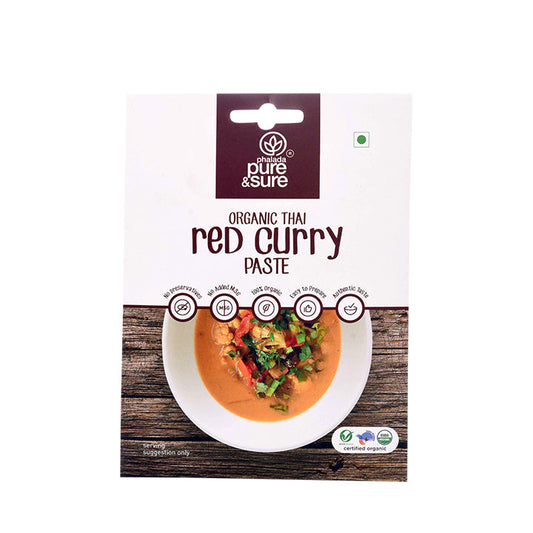 Organic Red Curry Paste-50Gms - Phalada Pure & Sure