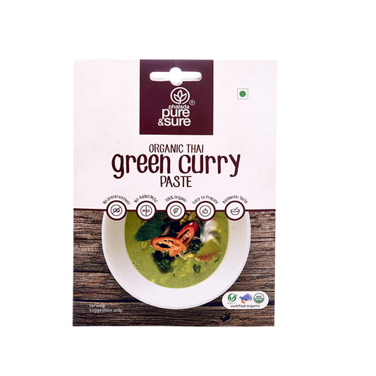 Organic Green Curry Paste-50Gms - Phalada Pure & Sure