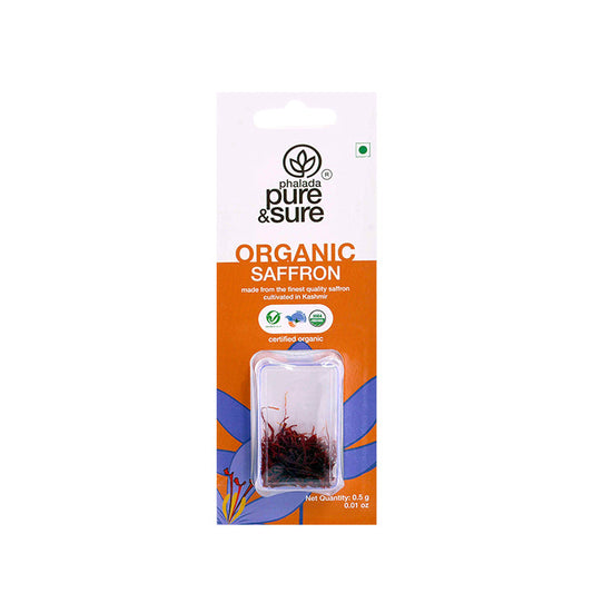 Organic Saffron-0.5Gms - Phalada Pure & Sure