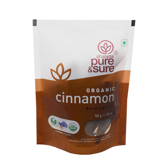 Organic Cinnamon Bark-50Gms - Phalada Pure & Sure