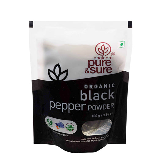 Organic Black Pepper Powder-100Gms - Phalada Pure & Sure