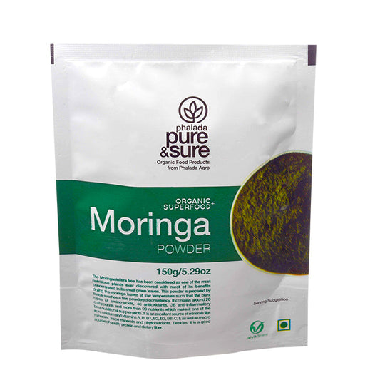 Organic Moringa Powder - 150 Gms - Phalada Pure & Sure
