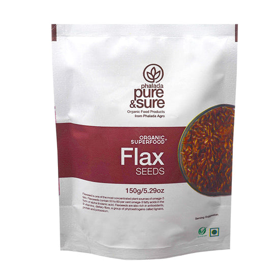 Organic Flax Seeds-150Gms - Phalada Pure & Sure
