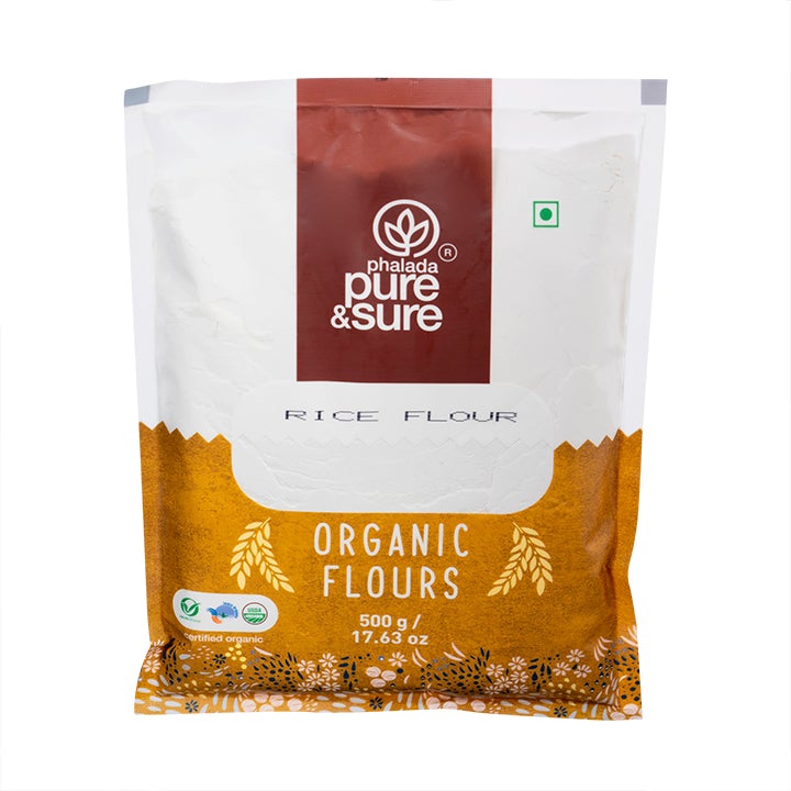 Organic Rice Flour-500Gms - Phalada Pure & Sure