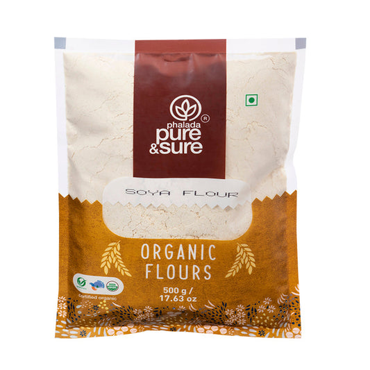 Organic Soya Flour-500Gms - Phalada Pure & Sure