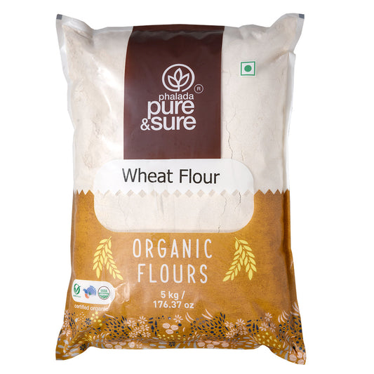 Organic Wheat Flour - 5 kg - Phalada Pure & Sure