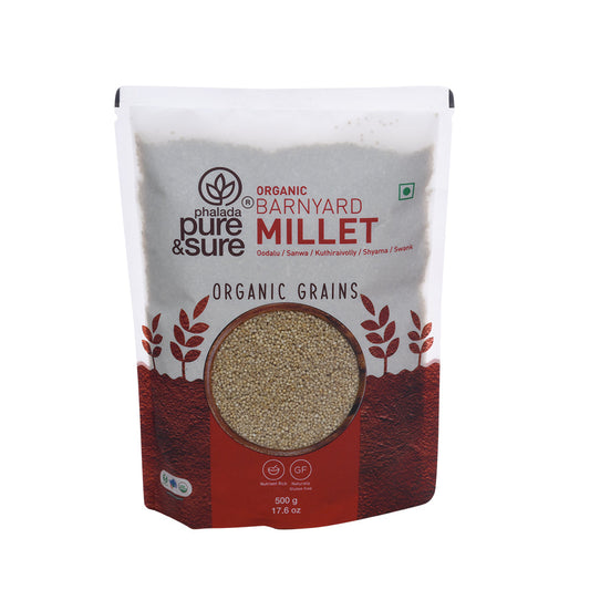 Organic Barnyard Millet-500Gms - Phalada Pure & Sure