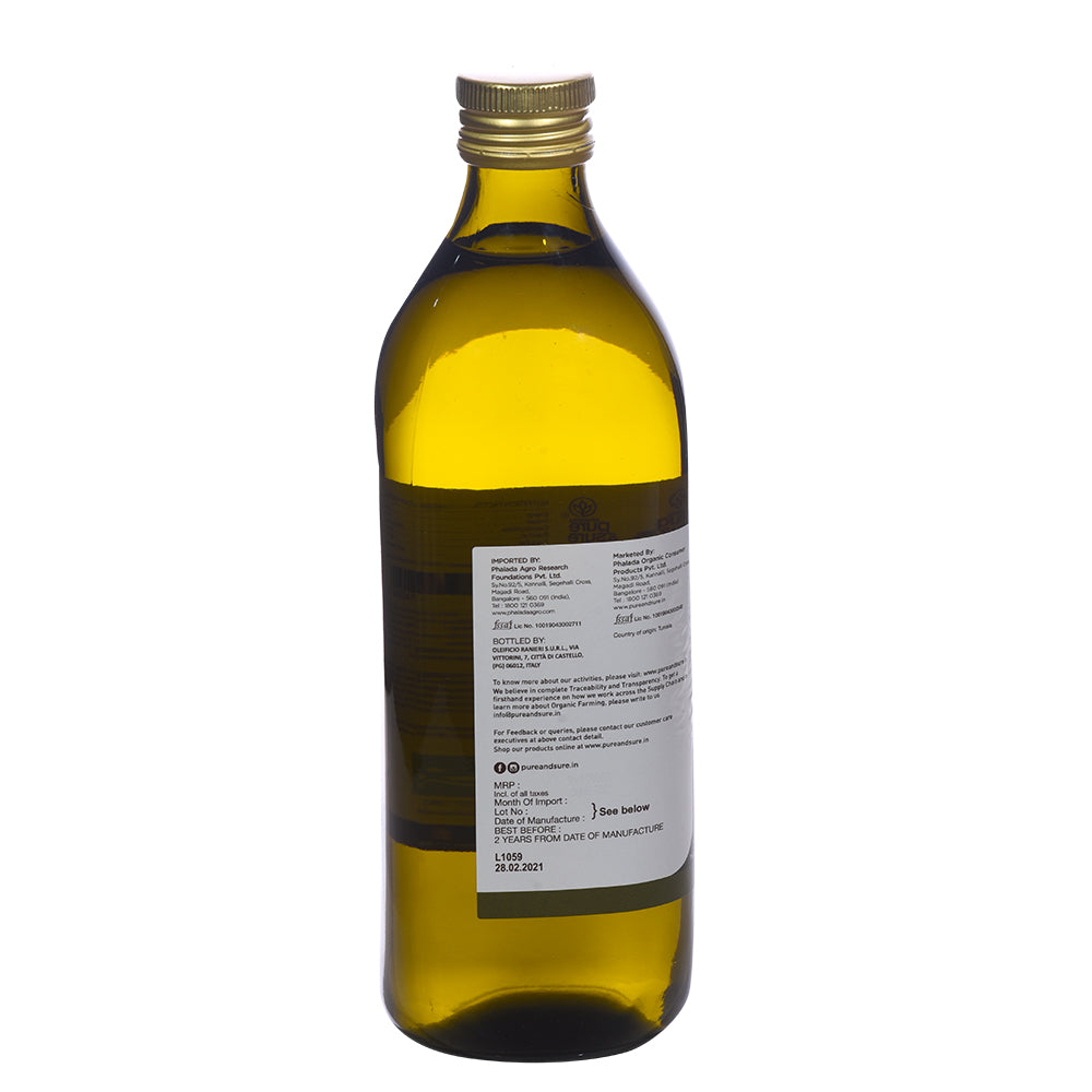 Organic Olive Oil -1 Ltr. - Phalada Pure & Sure