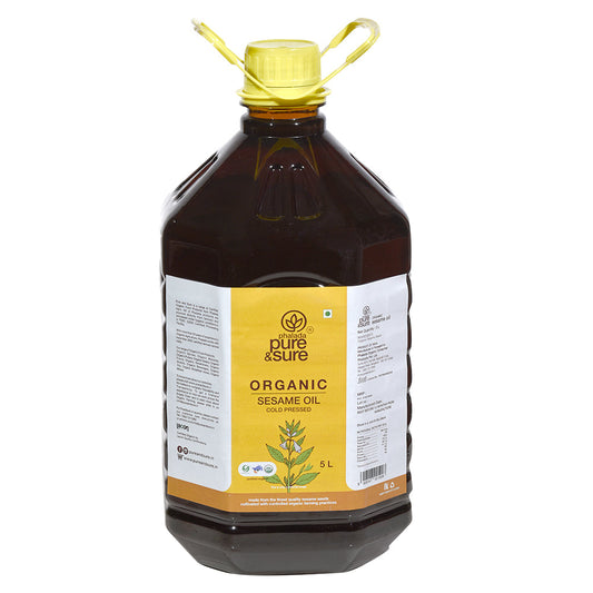 Organic Sesame Oil - 5 Ltr. - Phalada Pure & Sure