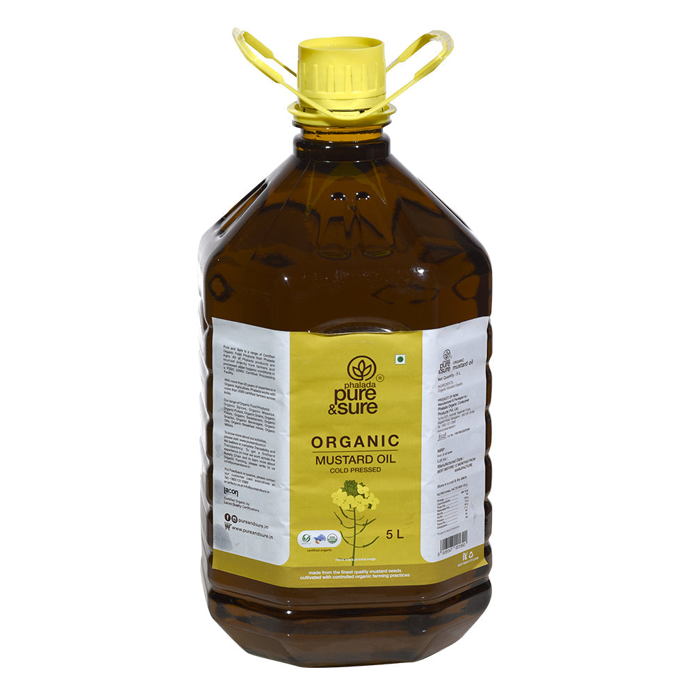 Organic Mustard Oil - 5 LTR - Phalada Pure & Sure