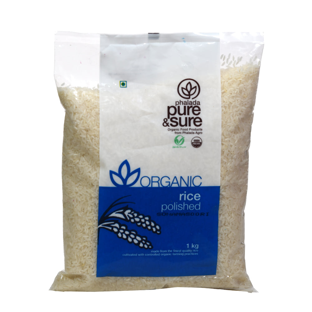Organic Polished Rice - 1 kg - Phalada Pure & Sure