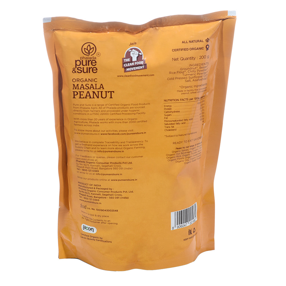 Organic Peanut Masala-200Gms - Phalada Pure & Sure