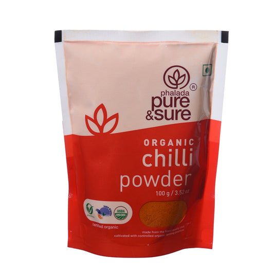 Organic Chilly Powder-100Gms - Phalada Pure & Sure
