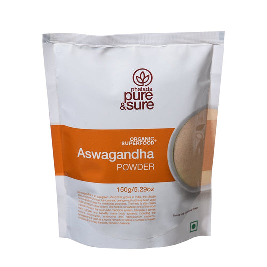 Organic Ashwagandha Powder - 150 Gms - Phalada Pure & Sure