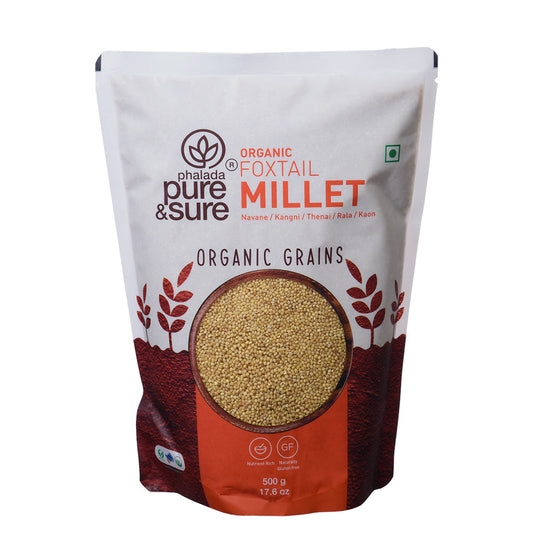Organic Foxtail Millet-500Gms - Phalada Pure & Sure