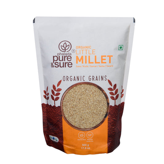 Organic Little Millet-500Gms - Phalada Pure & Sure