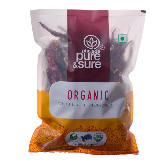 Organic Chilly Whole-200Gms - Phalada Pure & Sure