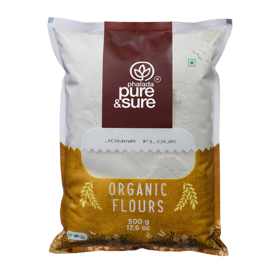 Organic Jowar Flour-500Gms - Phalada Pure & Sure