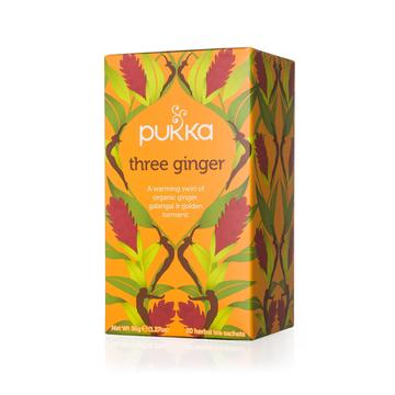 Organic Three Ginger Tea Herbal Infusion-20Bag/Pkt - Phalada Pure & Sure