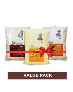 Organic Ragi + Wheat + Soya Flour Combo - Phalada Pure & Sure