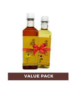 Organic Sunflower + Mustard Oil Combo - Phalada Pure & Sure