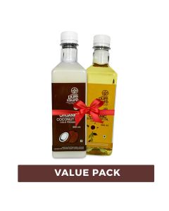 Organic Coconut + Sunflower Oil Combo - Phalada Pure & Sure