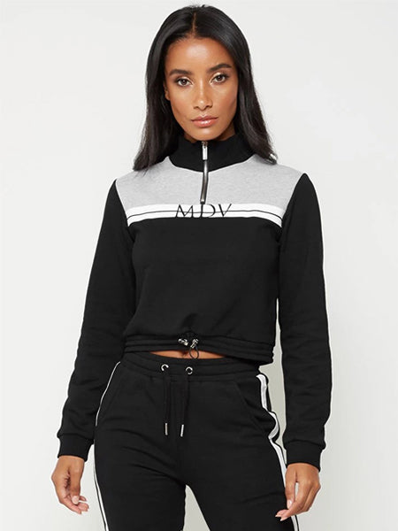 PREMIUM SUEDE HARRINGTON JACKET - BLACK